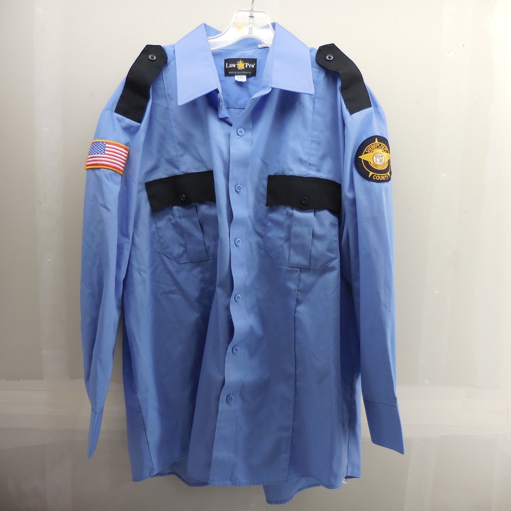 Rosco P. Coltrane Quality Uniform Hazzard County Sheriff DeptShirt Blue XL